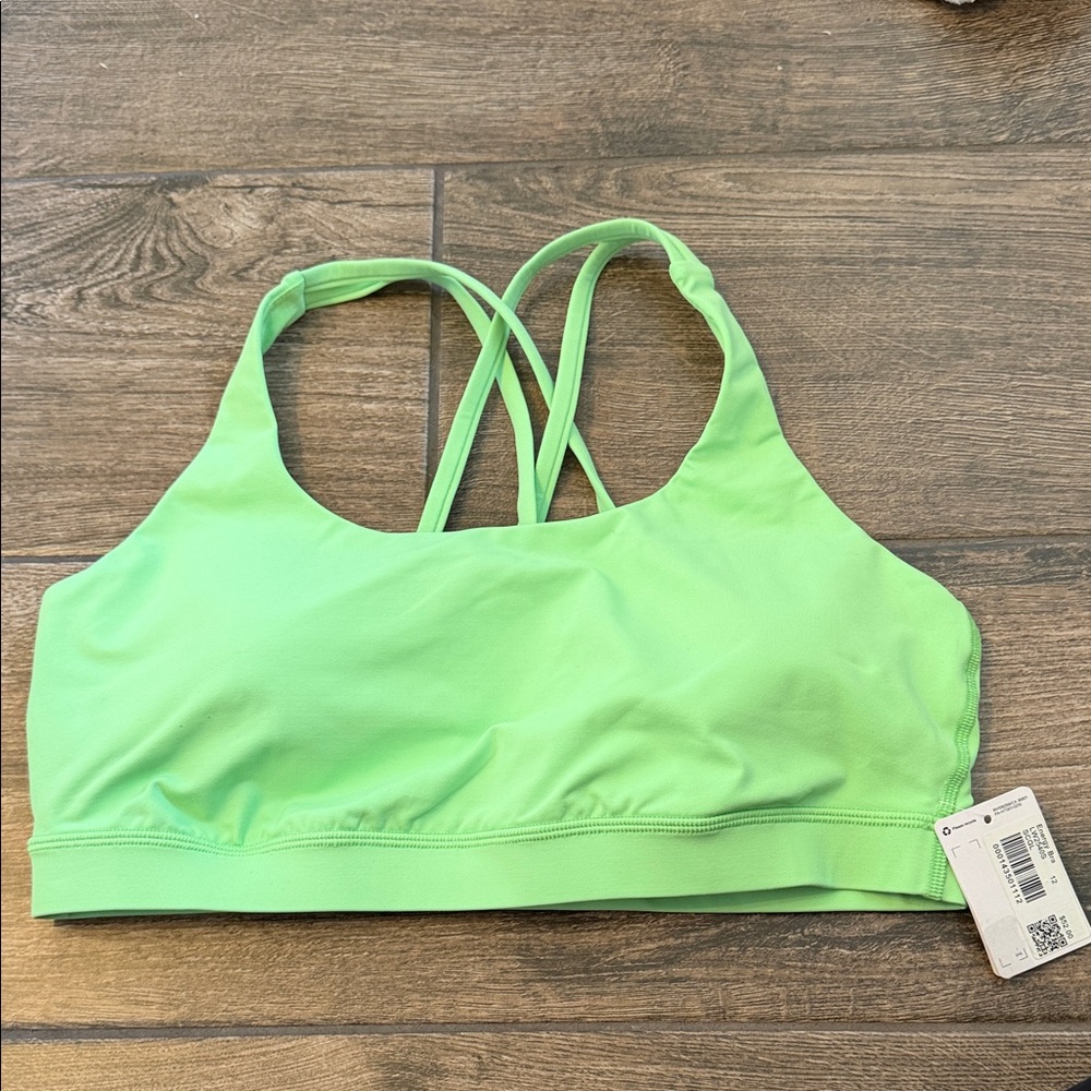 Lululemon Athletica Vibrant Green Sports Bra